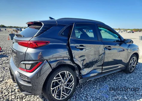 2023 Hyundai Kona N Line из США, поврежденный, VIN KM8K33A37PU930082